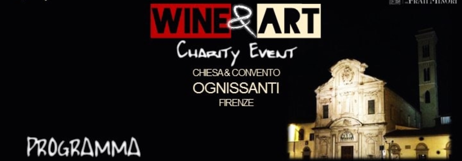 Wine & Art – Charity Event, Chiesa di Ognissanti – Firenze