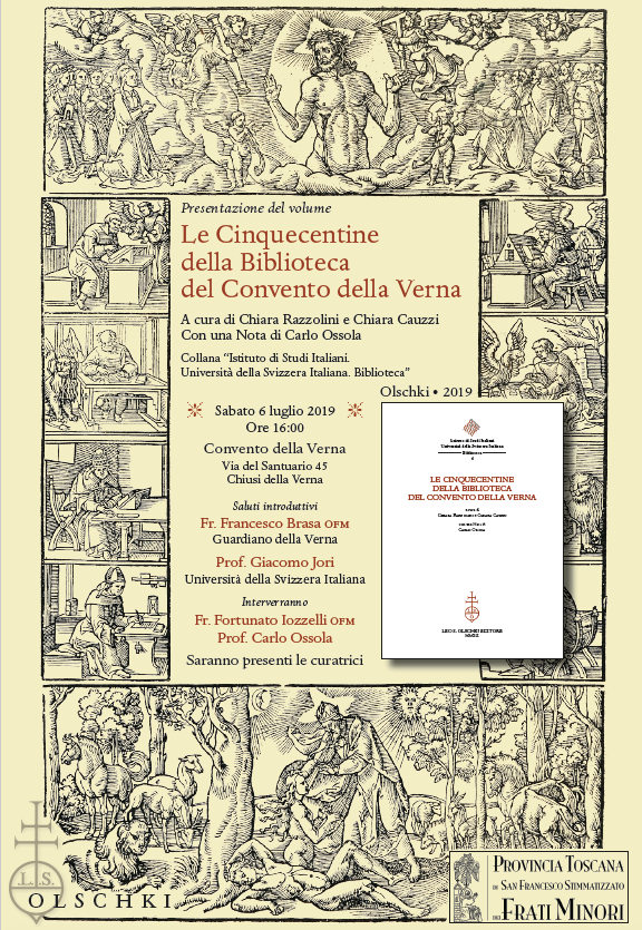 Presentazione del volume: Le Cinquecentine della Biblioteca della Verna