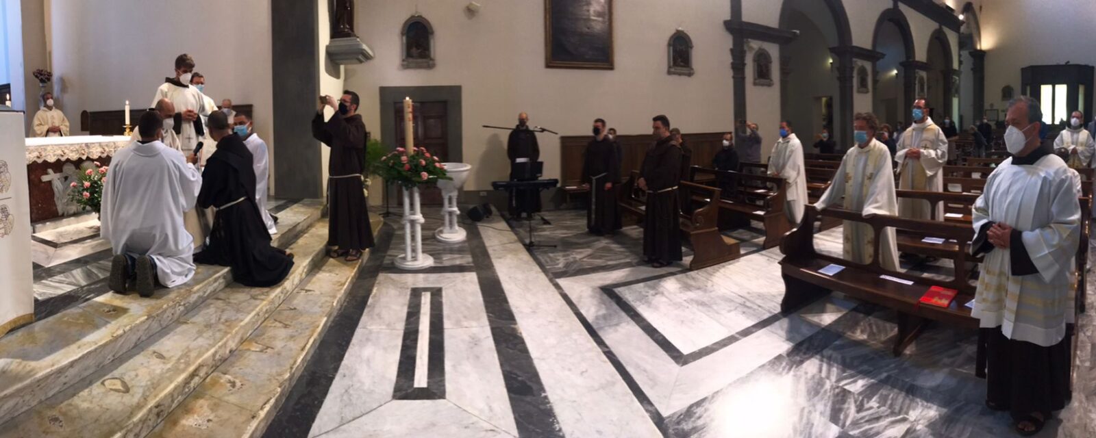 Professione temporanea di fr. Piergavino Piras Professione temporanea di fr. Piergavino Piras