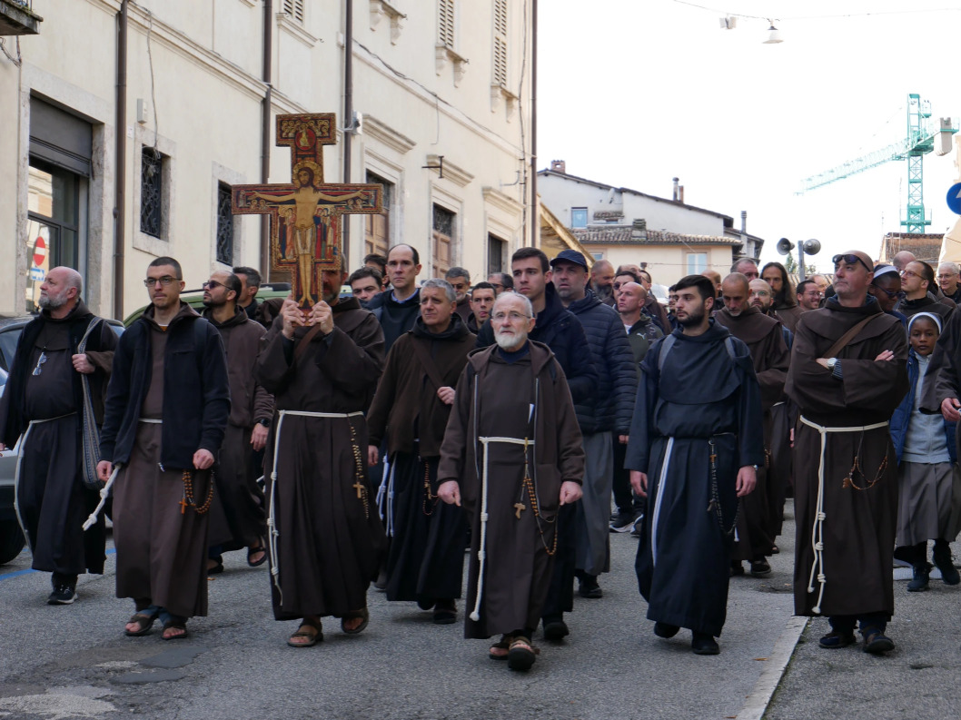 A piedi nella valle di Rieti. I Francescani inaugurano così gli ottocentenari francescani 7