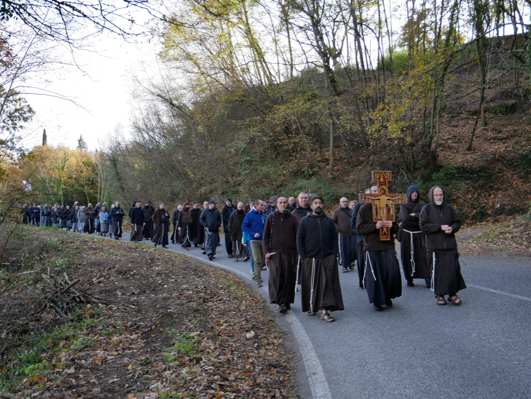A piedi nella valle di Rieti. I Francescani inaugurano così gli ottocentenari francescani 8
